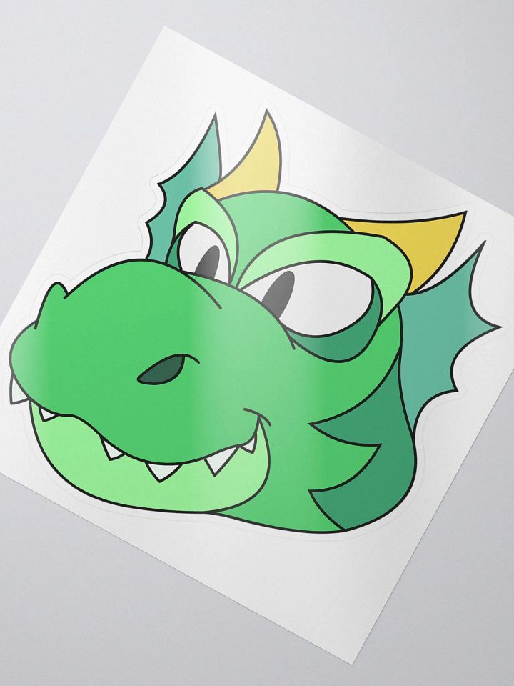 Happy Dragon Green Sticker product image (2)