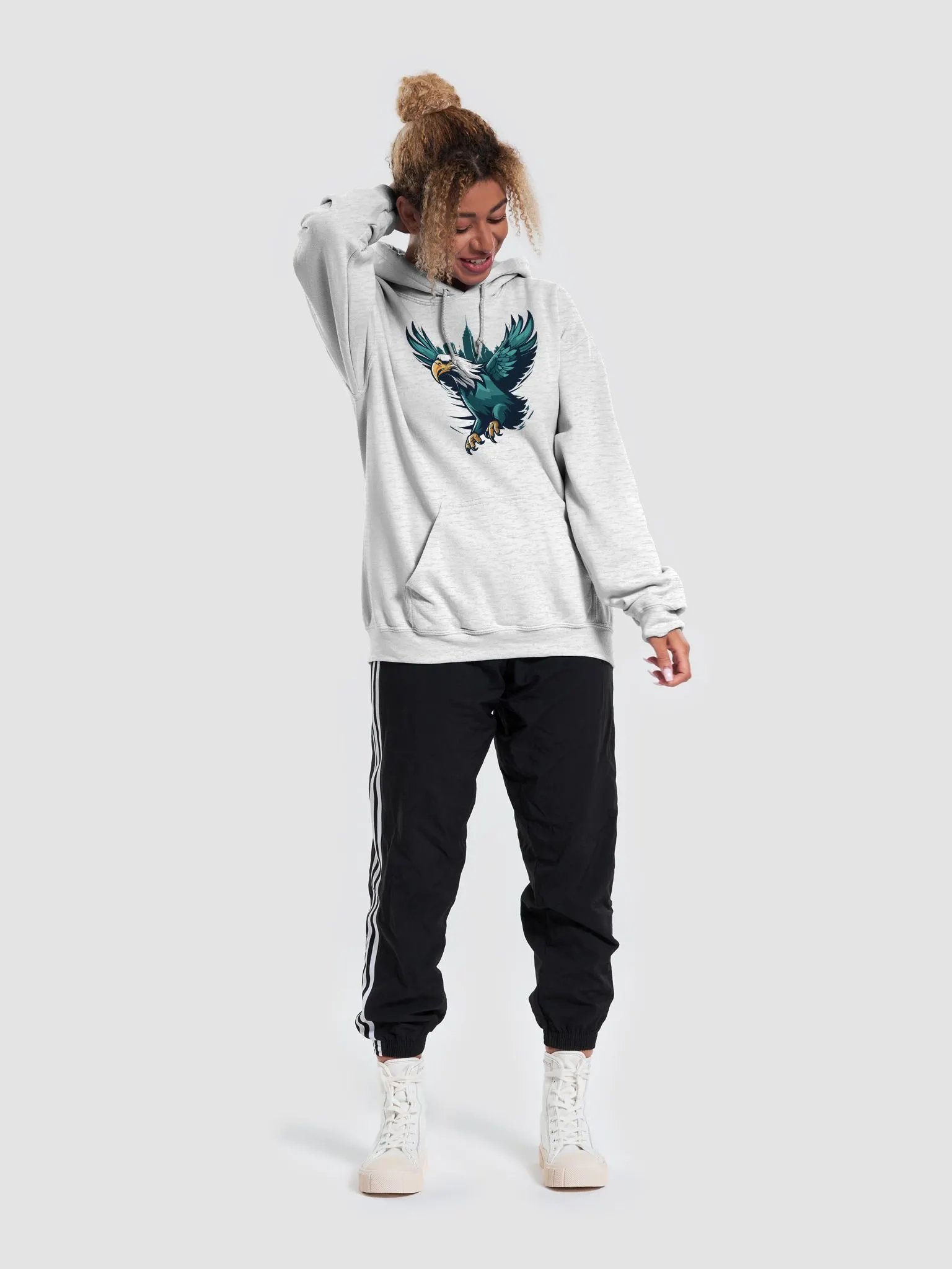 EAGLE CITYSCAPE HOODIE product image (5)