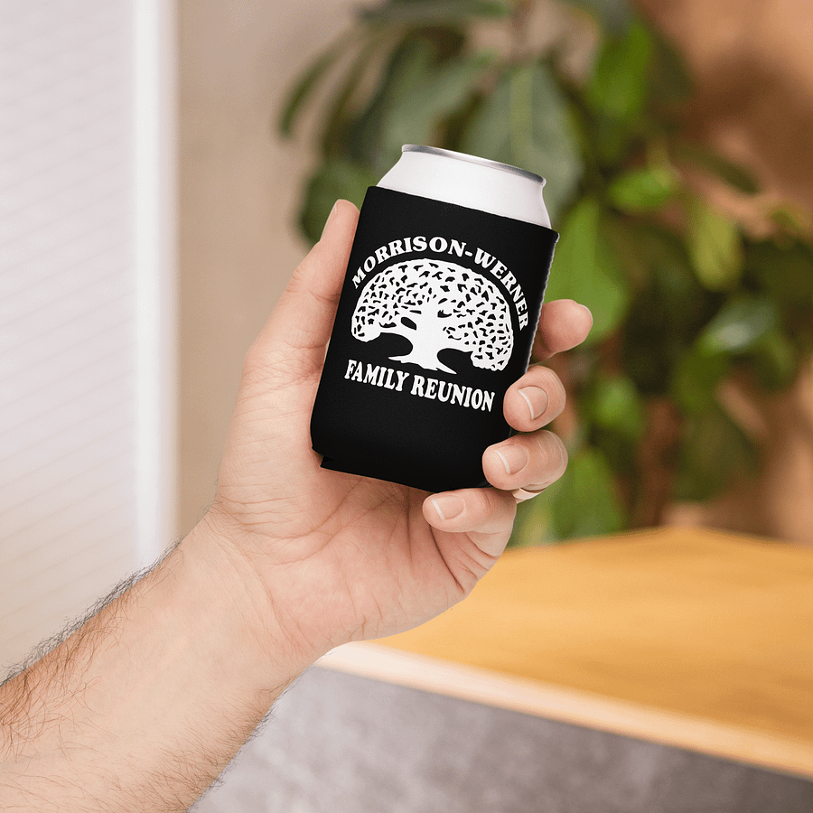 "Morrison-Werner Family Tree" Can Coozie (Black) product image (4)