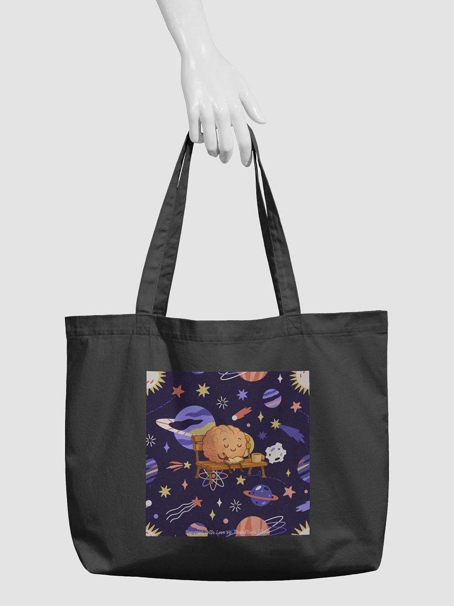 Stellar Vibes - Cosmic Kawaii Animals Organic Cotton Tote Bag (Doubled-Sided Print) product image (3)