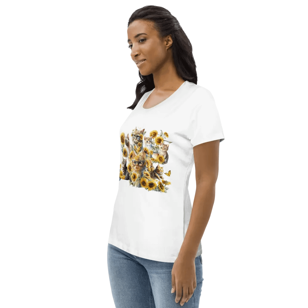 Cat & Sunflower Spectacle Tee product image (3)