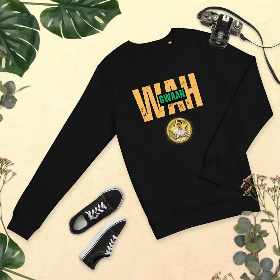DIGI Unisex Organic Sweatshirt (Wah Gwaan #1 ) product image (9)