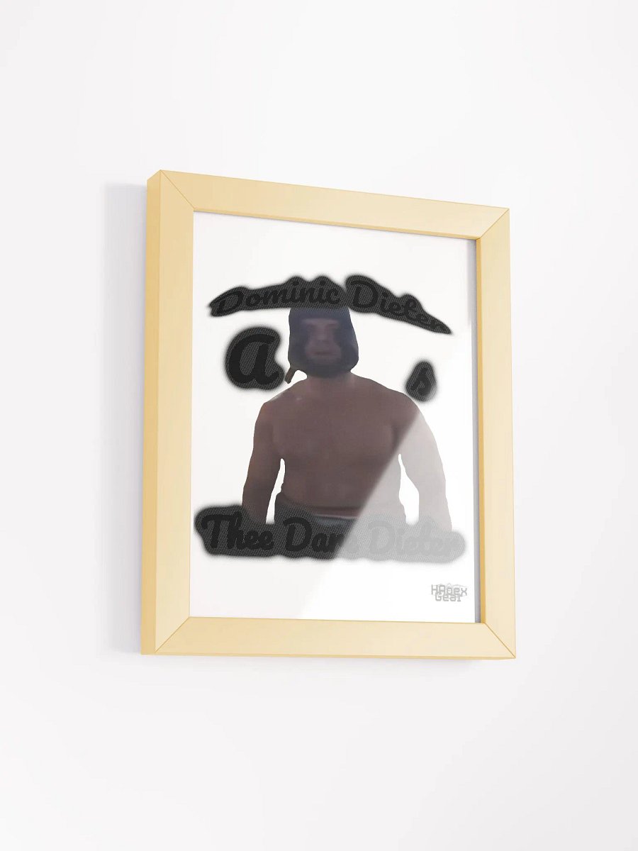 Dominic Dieter As Thee Dare Dieter 02 - Framed - High-Quality Matte Poster product image (2)