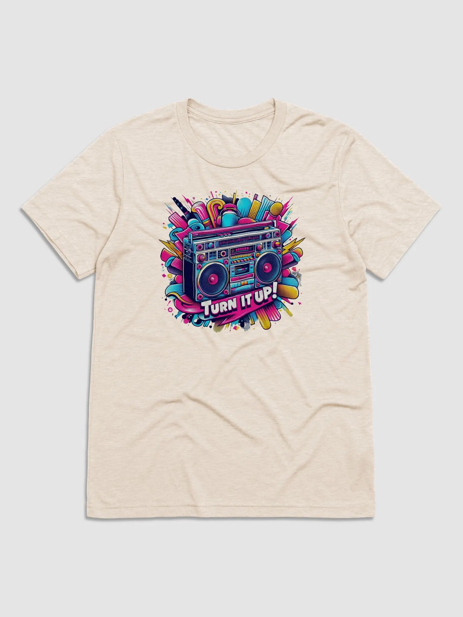 UltraSoft Triblend Short Sleeve Tee | AI Design oldschool product image (1)