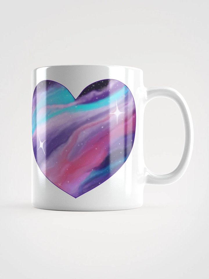 SilverGemini- Galaxy Heart Emote Mug product image (1)