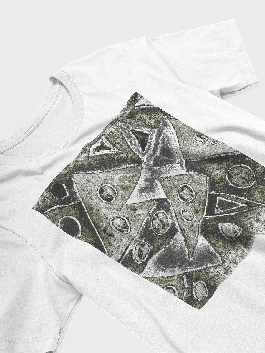 Abstract Monochrome Triangles Unisex T Shirt product image (7)