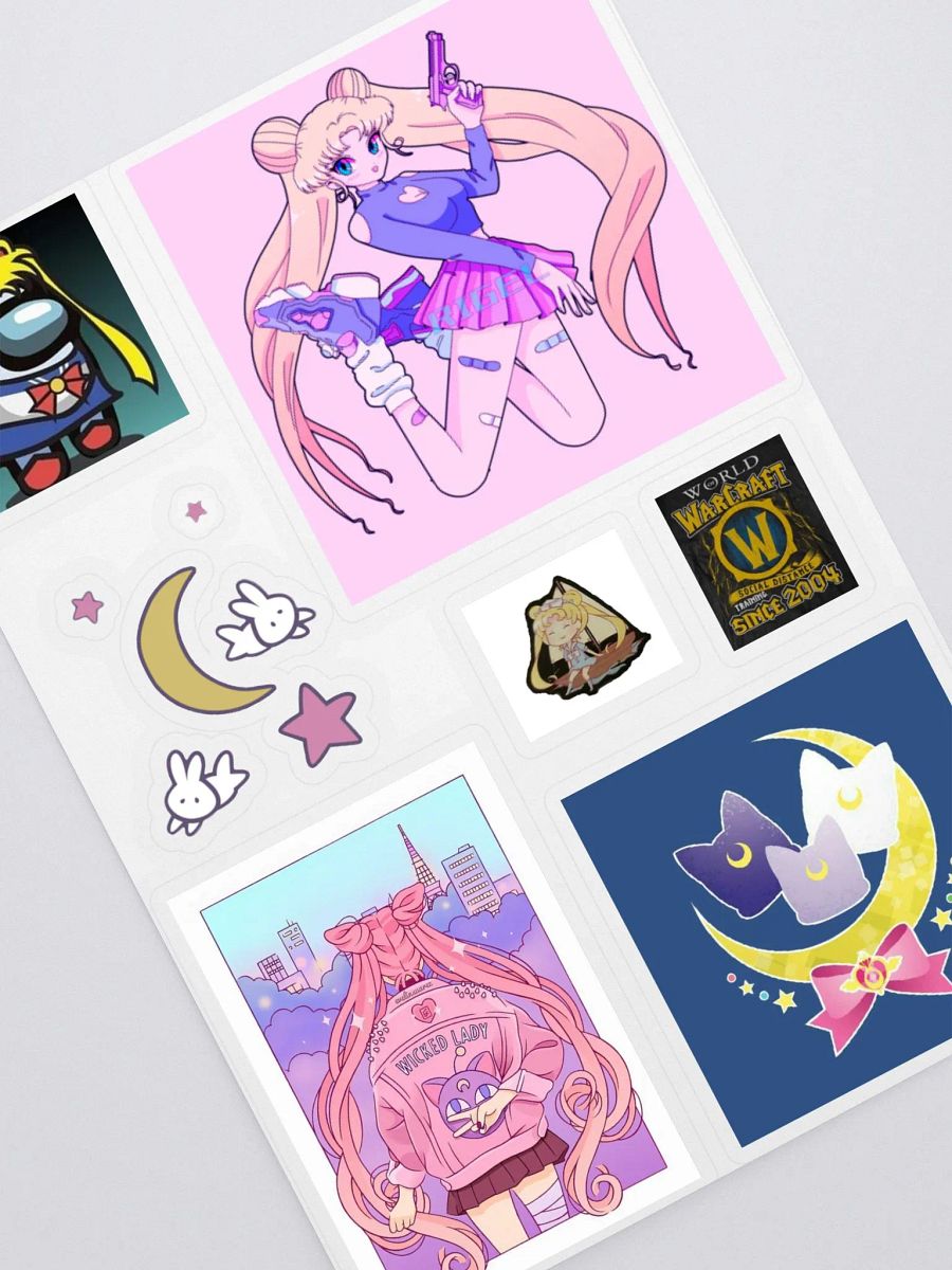 Moonie Sticker Sheet 1 !!! product image (2)