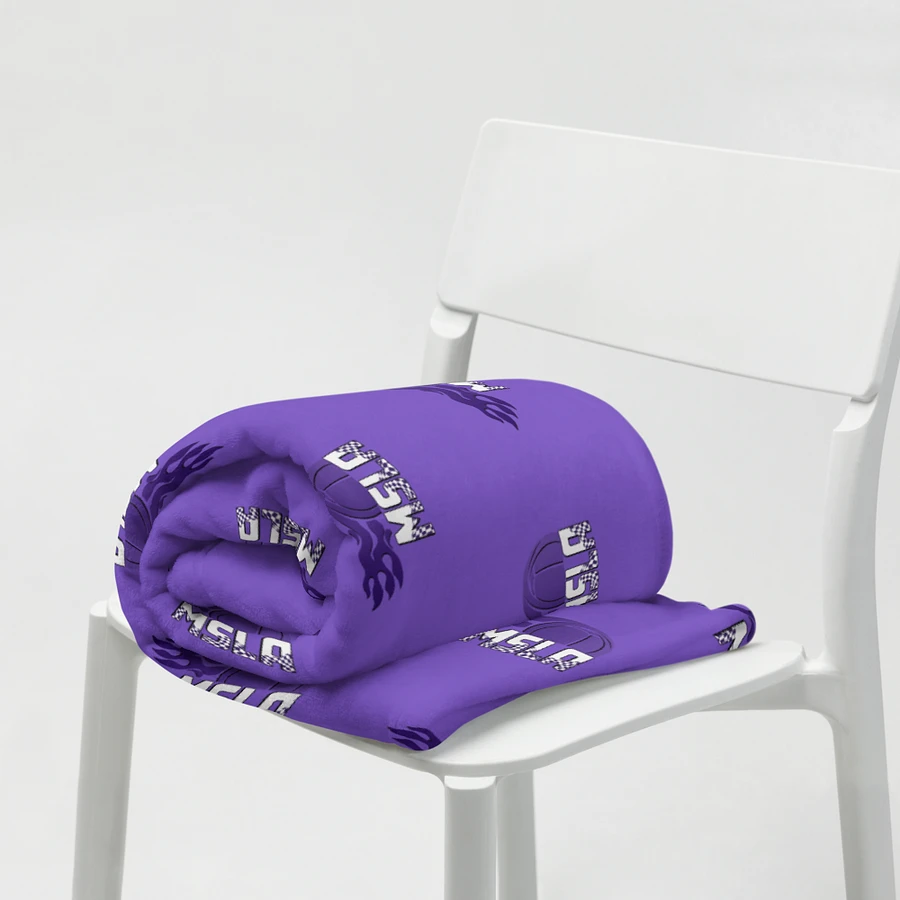 MSLA Purple Throw Blanket product image (8)