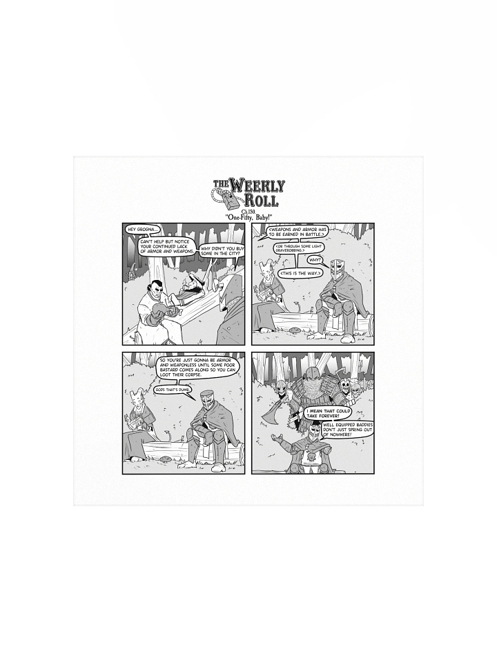 The Weekly Roll Ch. 150. Print Square product image (1)