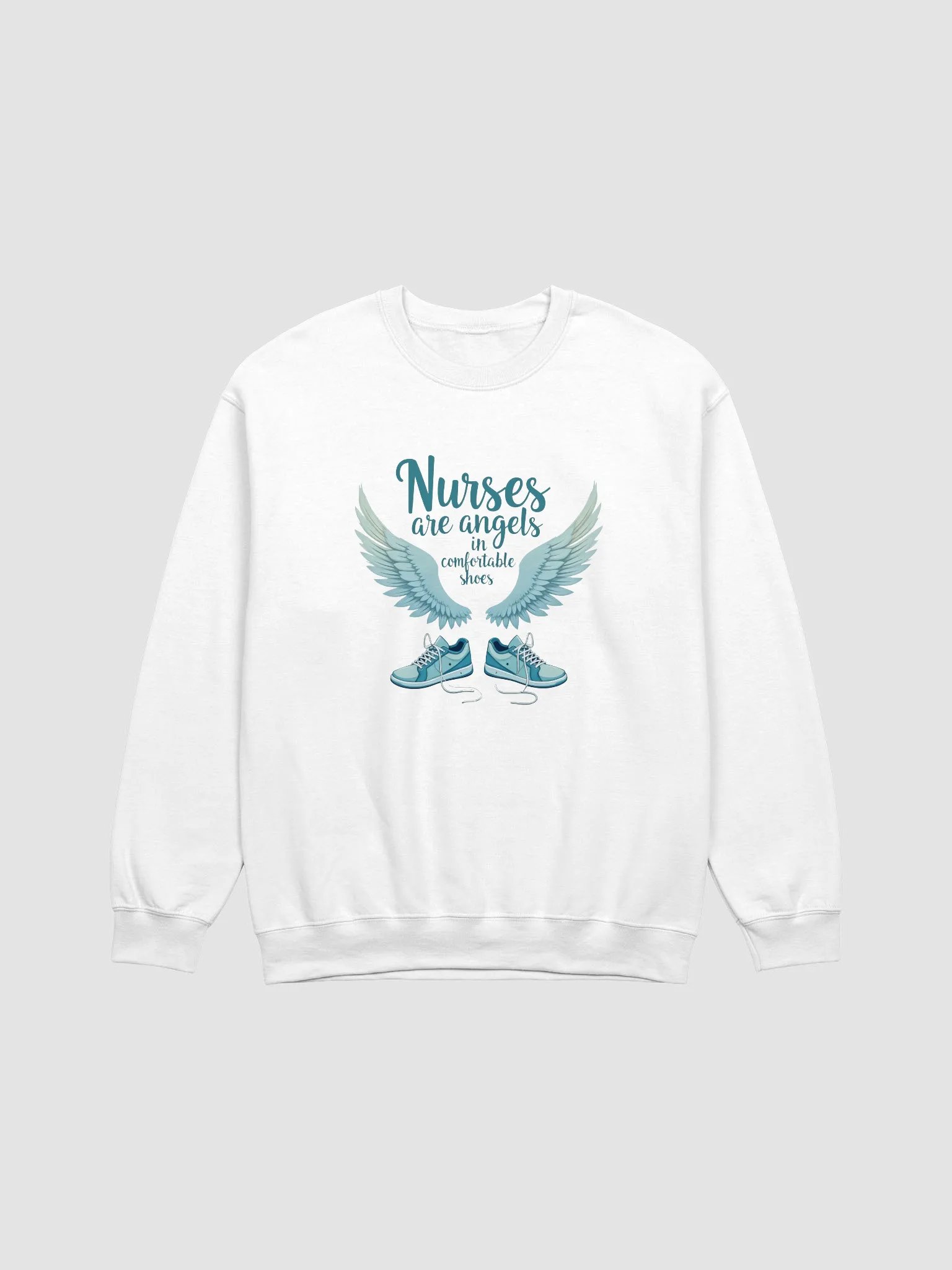 Nursing Angel Wings Crewneck Sweatshirt product image (4)