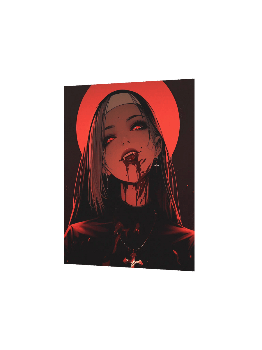 Bloody Vampire Glow Matte Poster product image (10)