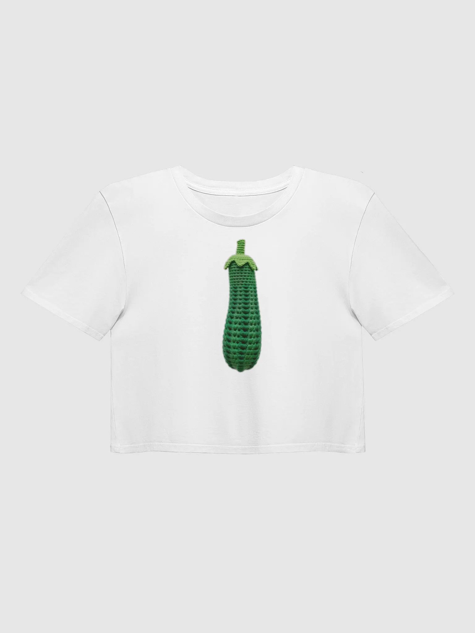 CozyAvocado Women's Premium Zucchini Crop Top #8 product image (1)