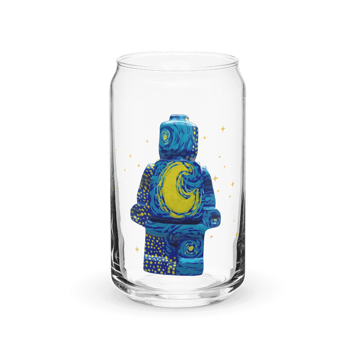 Starry Brickman Can Glass product image (2)