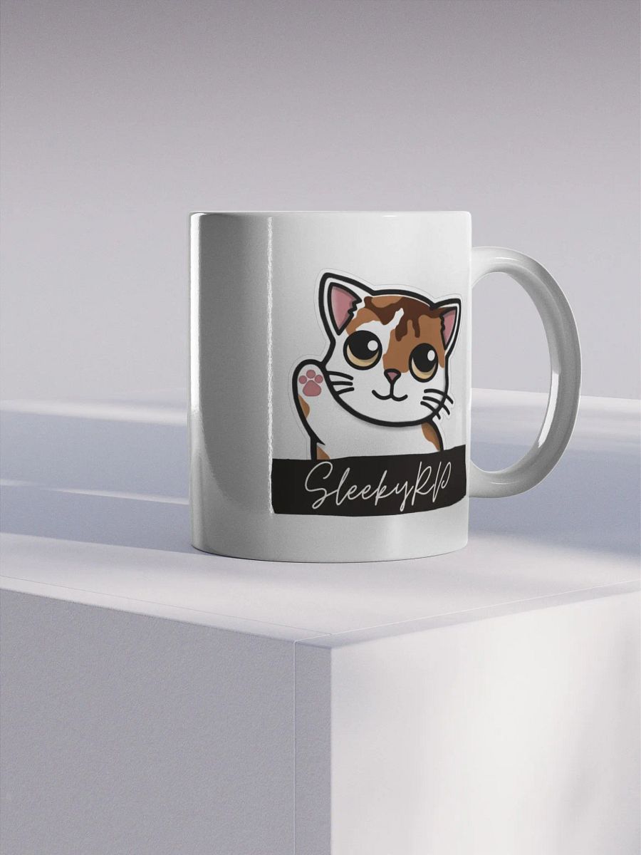 Logo & Mochi White Glossy Mug product image (4)