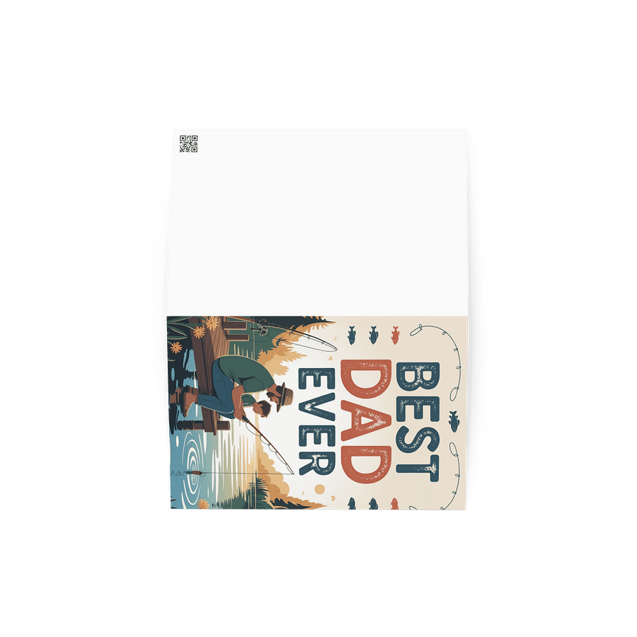 Best Dad Ever Father's Day Greeting Card - Exclusive Fishing Design product image (3)