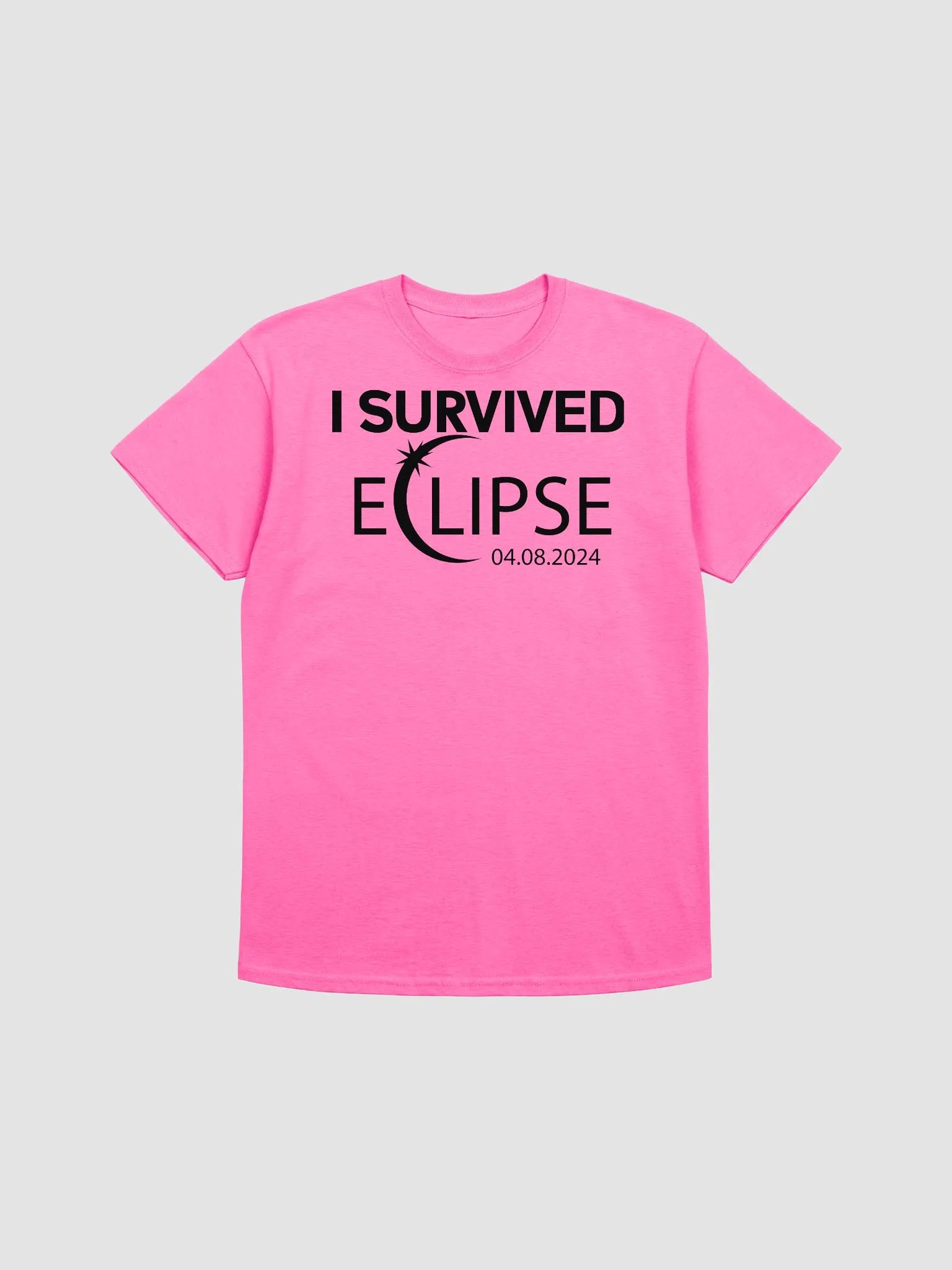 I SURVIVED THE ECLIPSE 04/08/2024 T-SHIRT product image (1)
