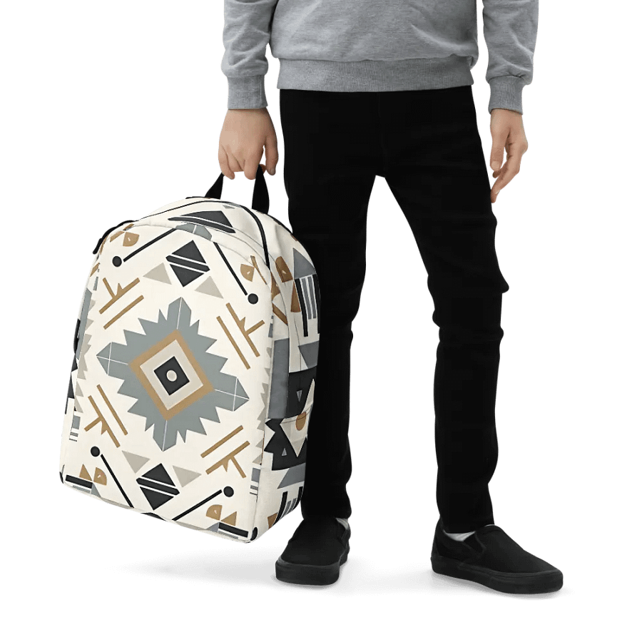 Southwestern Tribal Geometric Minimalistic Backpack product image (7)
