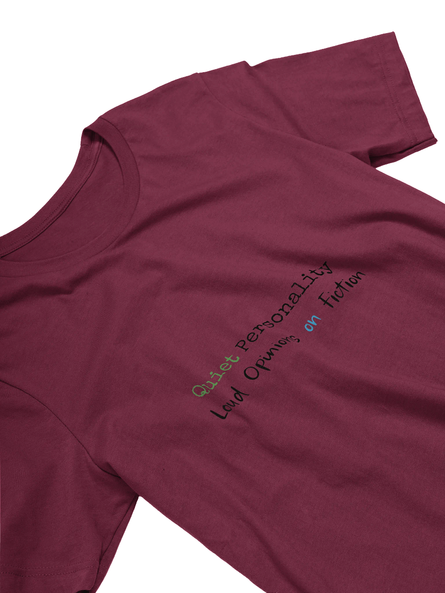 Quiet Personality Loud Opinions T-Shirt – Book Lover Gift – Literary Humor Tee – Introvert Reader Aesthetic product image (10)