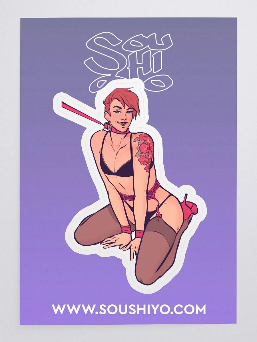 Hibiscus Pinup Sticker product image (3)