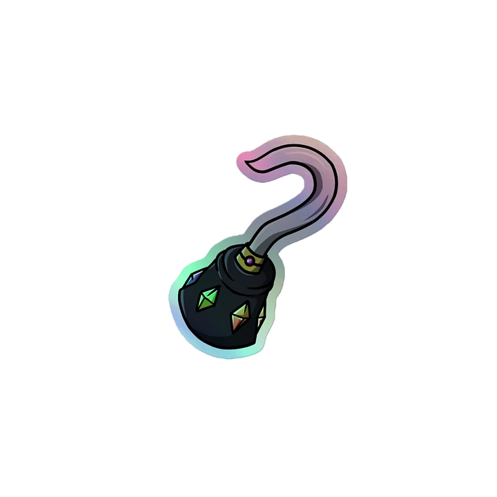 A Holo Pirate Hook Sticker product image (1)