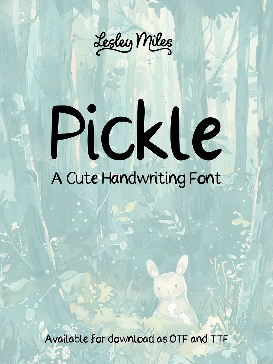 Pickle Handwriting Font product image (1)