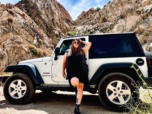 Jeep girl doing jeep things for the first time! #jeep #offroading #jeepgirl