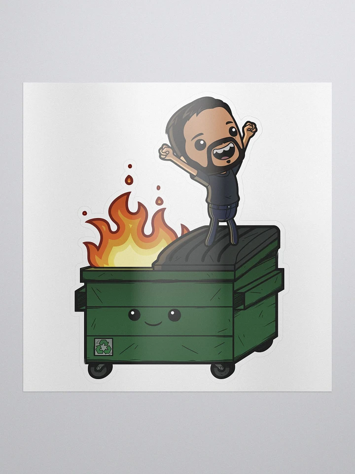 Echo Dumpster Fire Sticker product image (1)