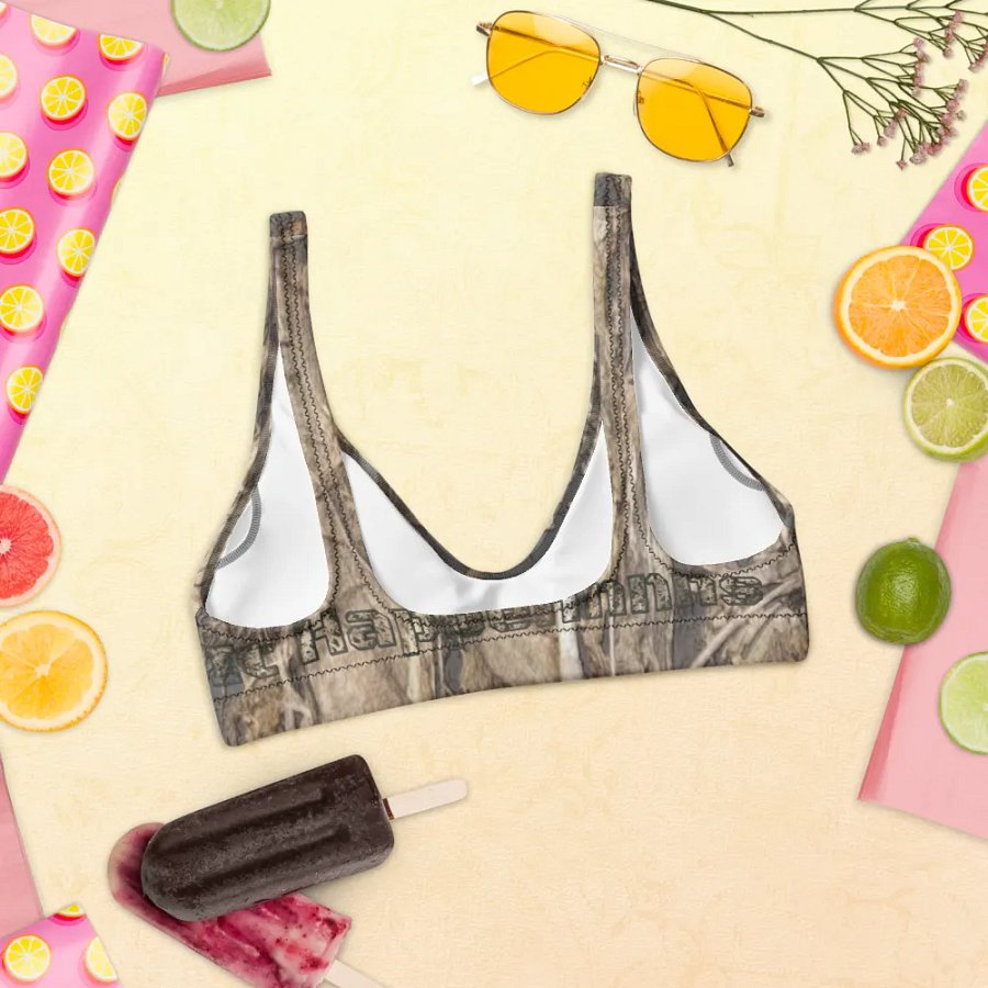 Recycled Padded Bikini Top - Dead Split - It Happennnns Camo product image (10)
