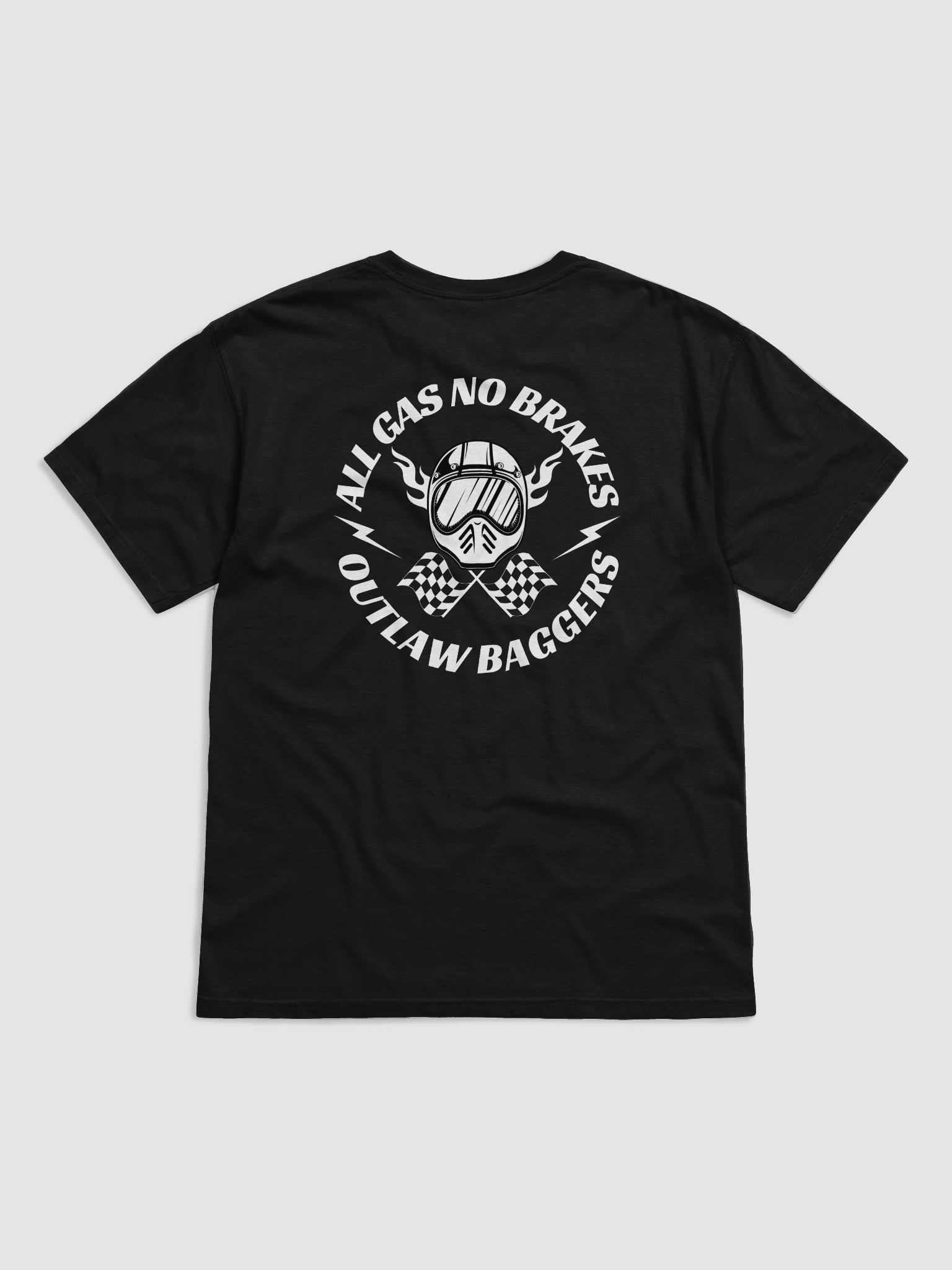 Outlaw Baggers All Gas No Brakes Tee product image (7)