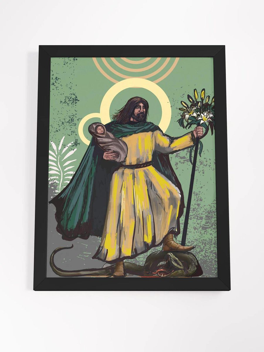 Saint Joseph Terror of Demons Framed Art Print. product image (4)