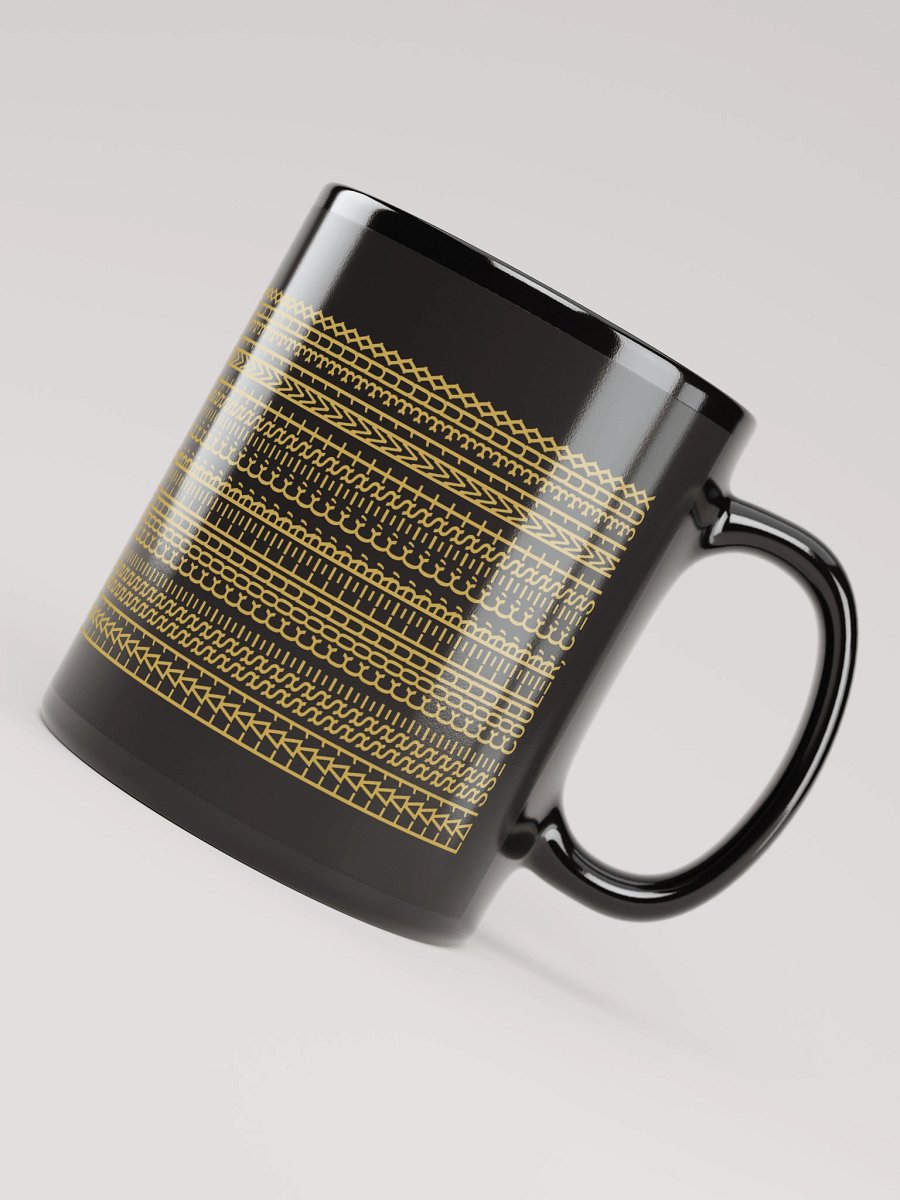 Mug Noir Codé Zen Doré - Laisse Couler, C'est Mieux - Cadeau Chic product image (4)