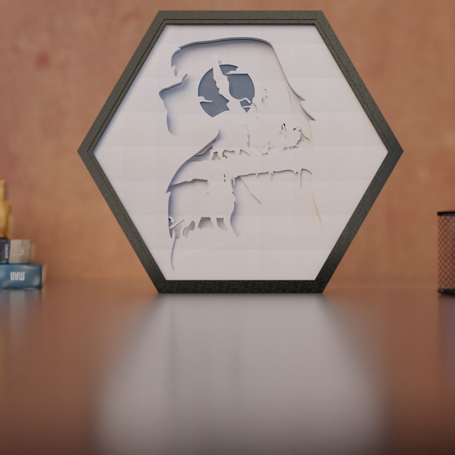 Lion King Lightbox template - PDF PNG SVG DXF + Video product image (3)