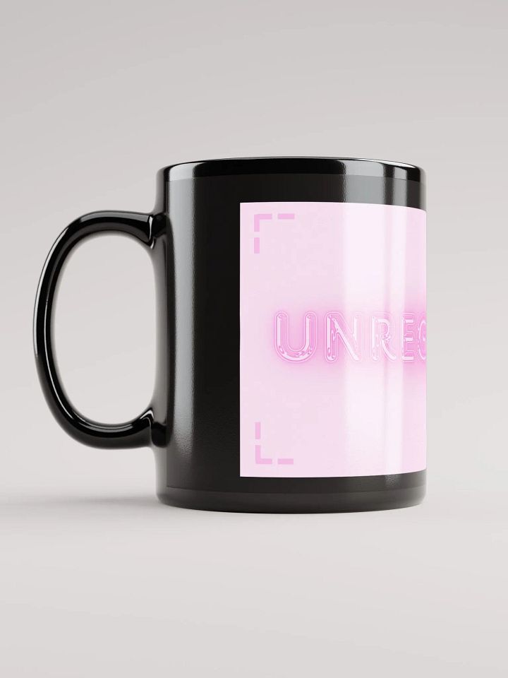UNREGISTERED - Black Glossy Mug product image (2)