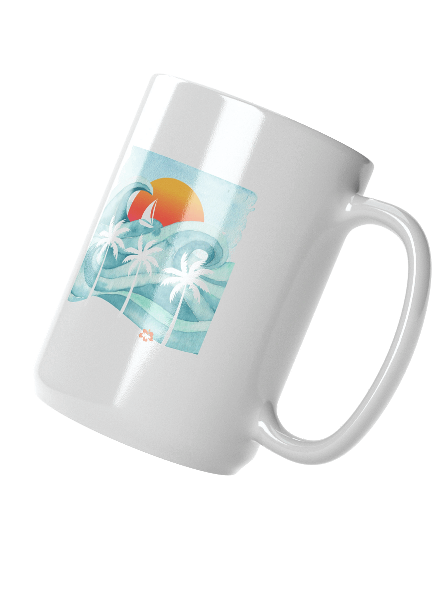 Retro Sail Away Mug | Vintage Sunsets, Surf & Palm Vibes product image (2)