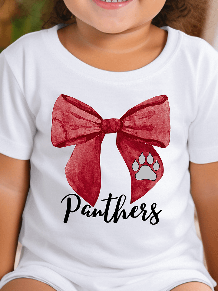 Toddler Girls Panthers Football T-Shirt (Homemade) product image (1)