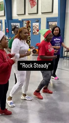 Another clip of @htown_line_dancers cuttin’ up at their Christmas party.

“Rock Steady” was produced by LA Reid & Babyface in...