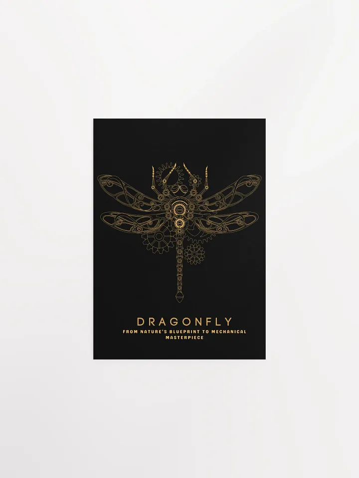 Mechanical Dragonfly - Enhanced Matte Poster product image (1)