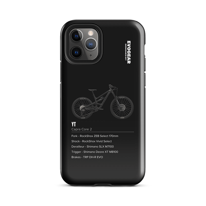 Black YT Capra Core 2 iPhone Case product image (49)