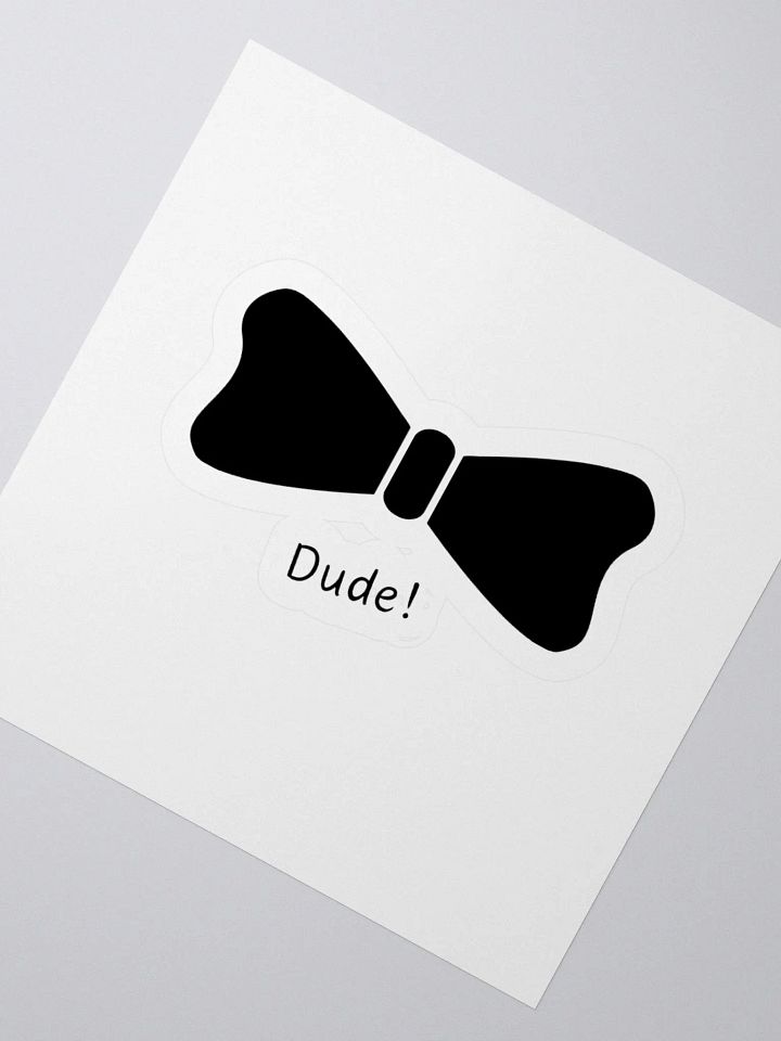 Dudish bow tie design sticker 013 product image (2)