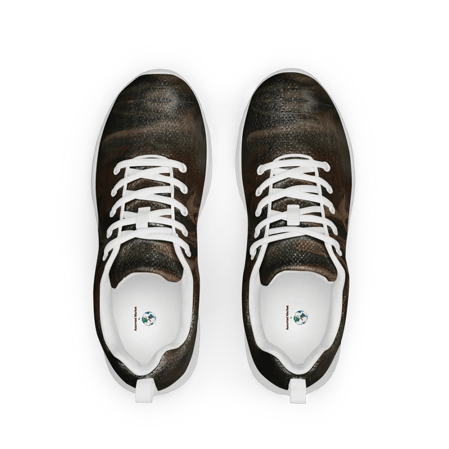 Earth Wave Camouflage Pattern Men's Athletic Shoes product image (1)