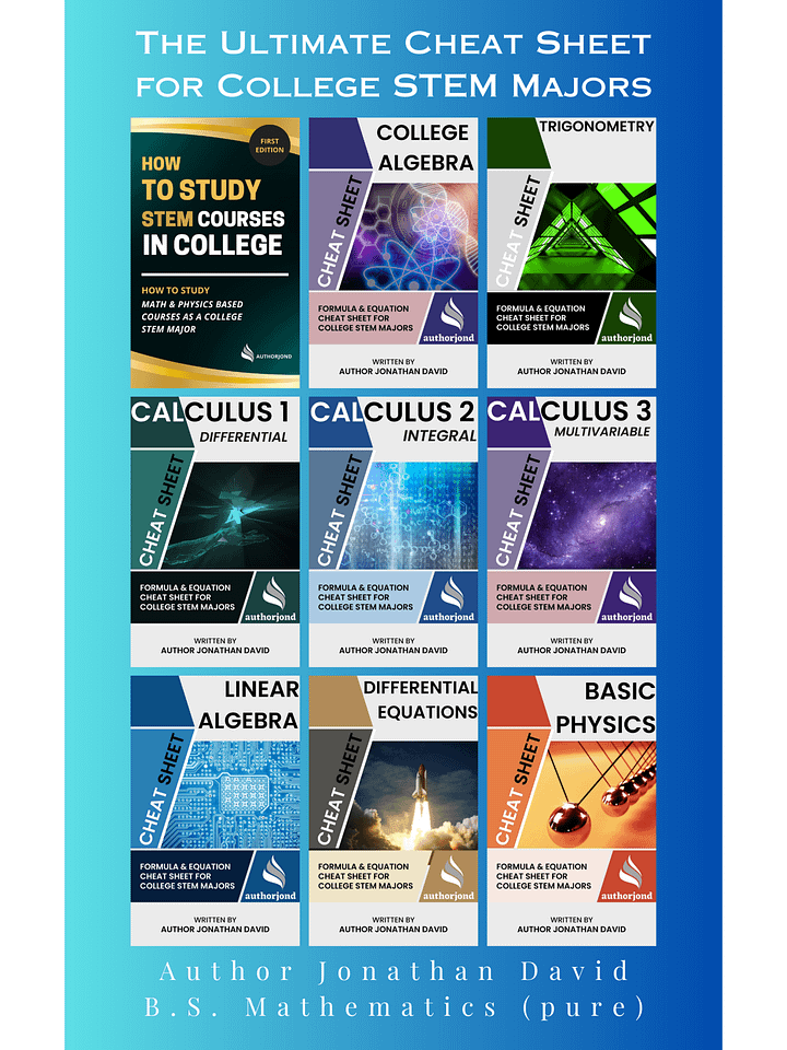 The Ultimate Cheat Sheet for Math and Physics product image (1)