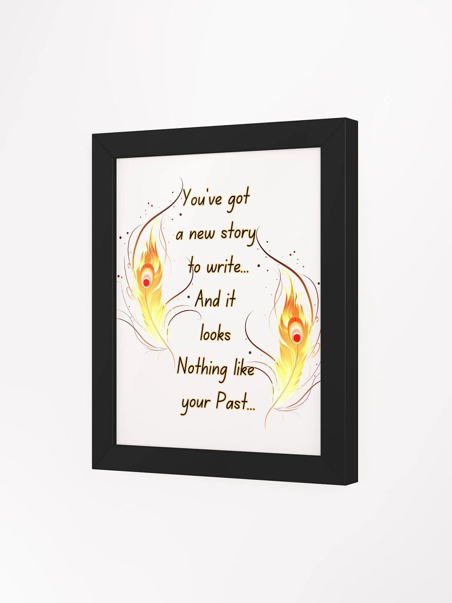 Vibrant Phoenix Feathers Framed Poster product image (71)
