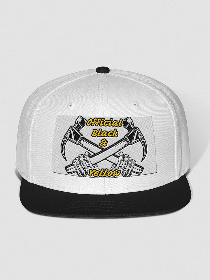 Official Black & Double Steel Snapback Cap product image (1)
