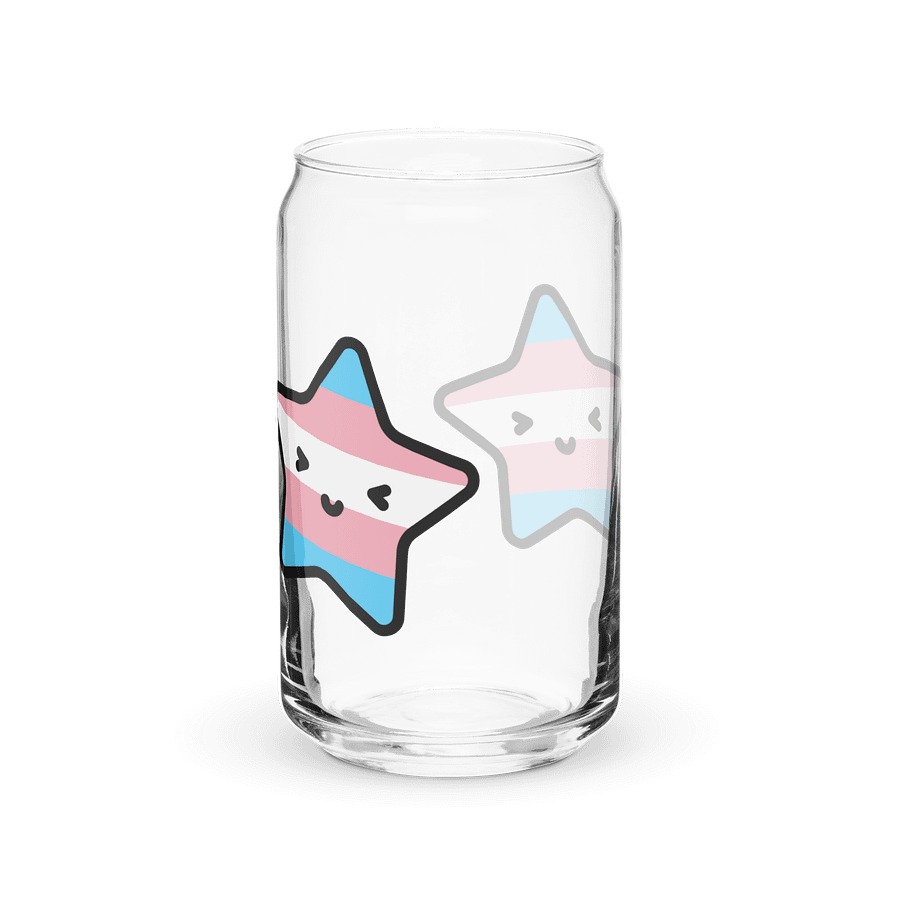 Can-shaped Lucy Trans Pride glass product image (8)