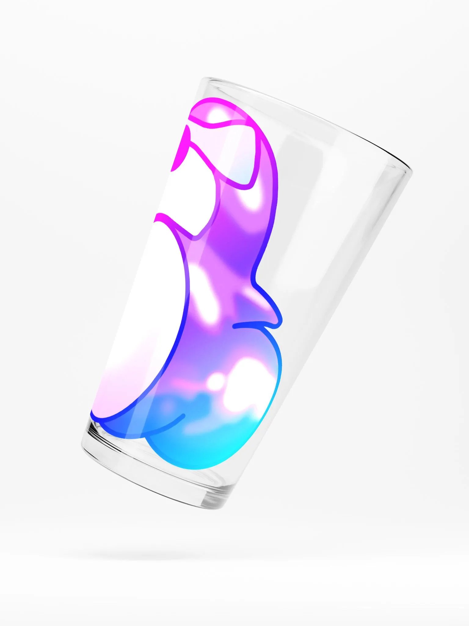 Moonball Vaporwave Pint Glass product image (5)