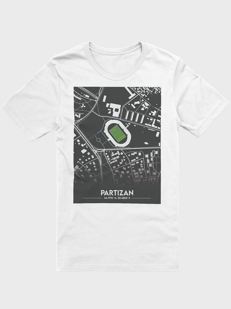 Partizan Stadium Map Design T-Shirt product image (1)