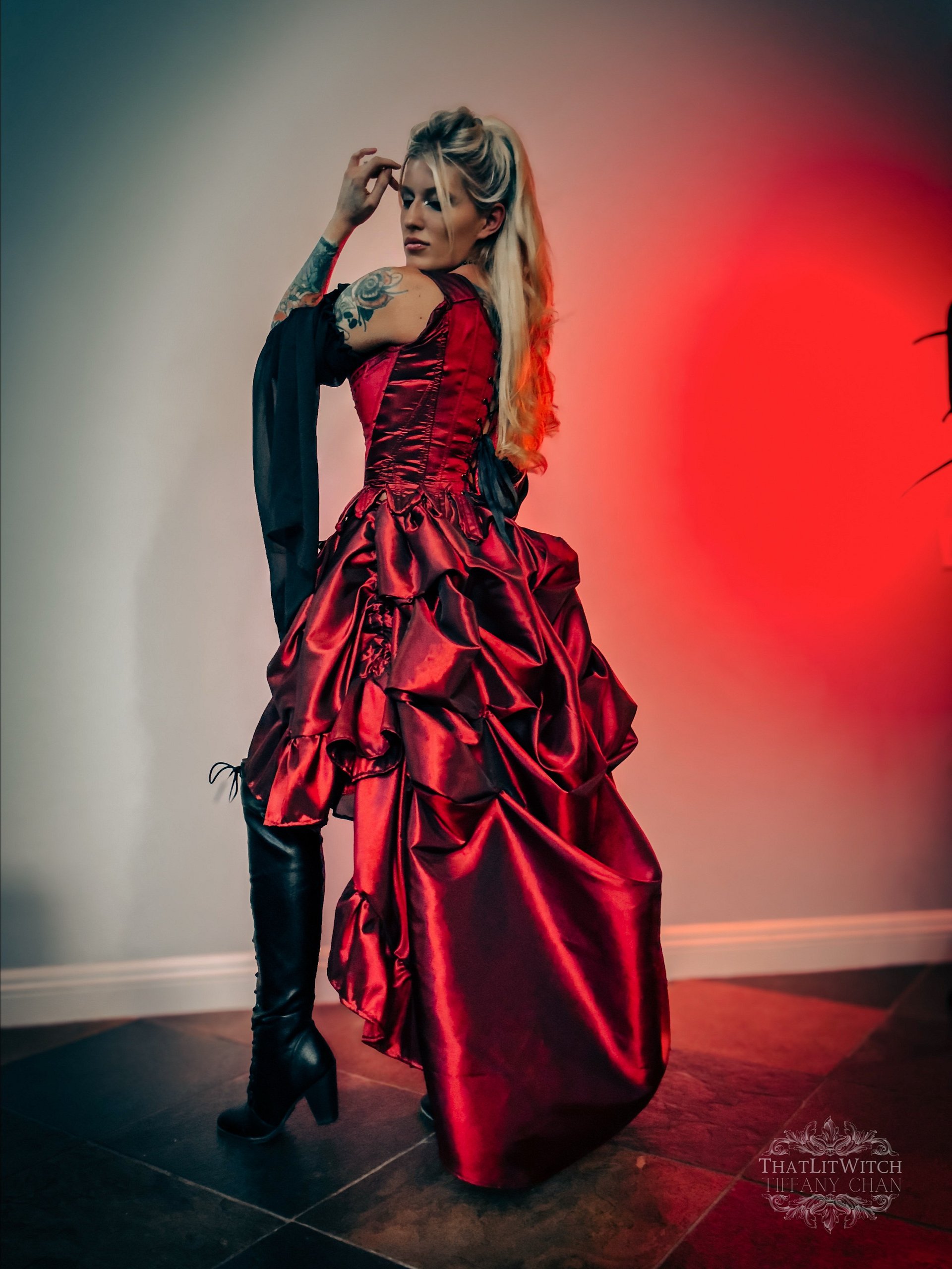 Crimson Vampire 3 Piece Gown - Made to Order product image (6)