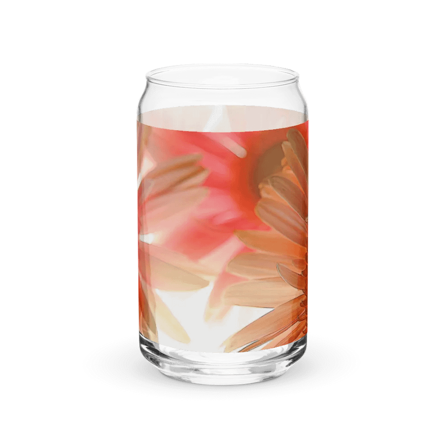Flowers 2602 Can Shaped Glass product image (1)