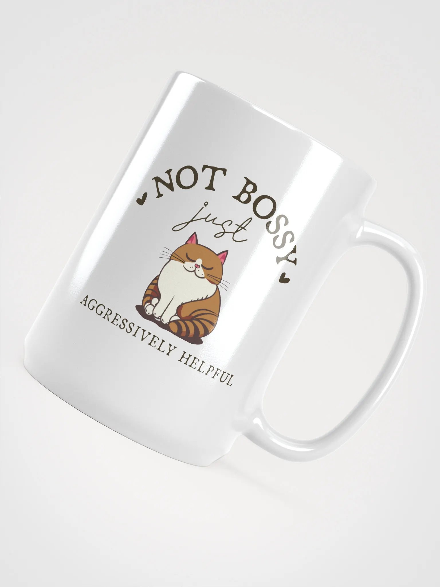 Aggressively Helpful Cat Mug product image (4)