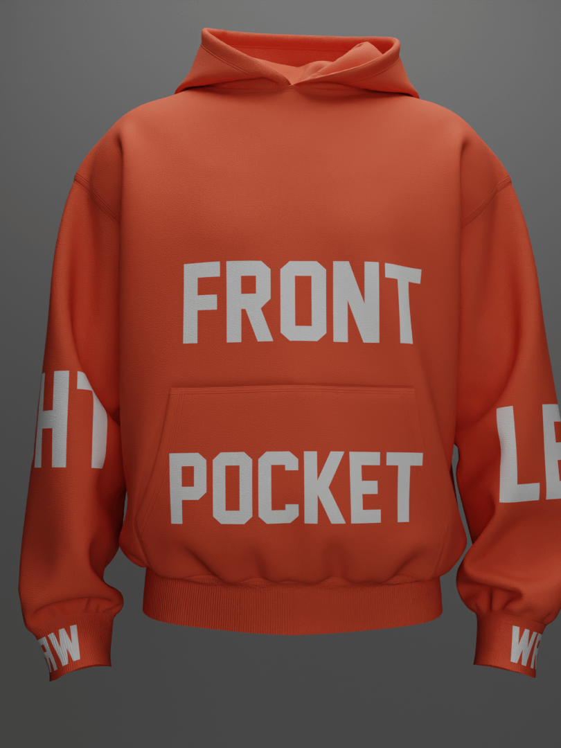 Hoodie off No zip Mockup Design Walking and 360 Animation 4k product image (2)